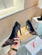 Chris Lou new arrival women shoes heels  10.5cm