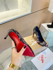 Chris Lou new arrival women shoes heels  10.5cm