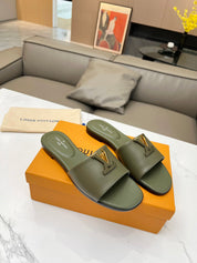 Louis new arrival women slippers heels 4.5cm