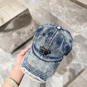 2024 Luxury Triangle Label Cowboy Baseball Cap