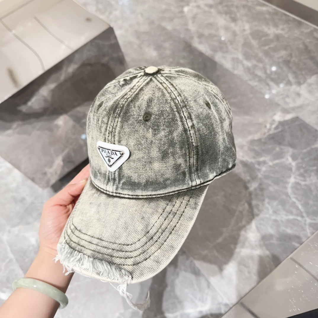 2024 Luxury Triangle Label Cowboy Baseball Cap