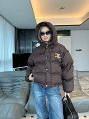 CE Arc de Triomphe long-sleeved puffer jacket